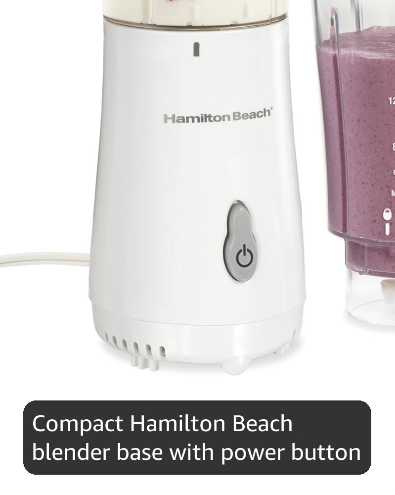 Amazon.com: Hamilton Beach Portable Blender for Shakes and